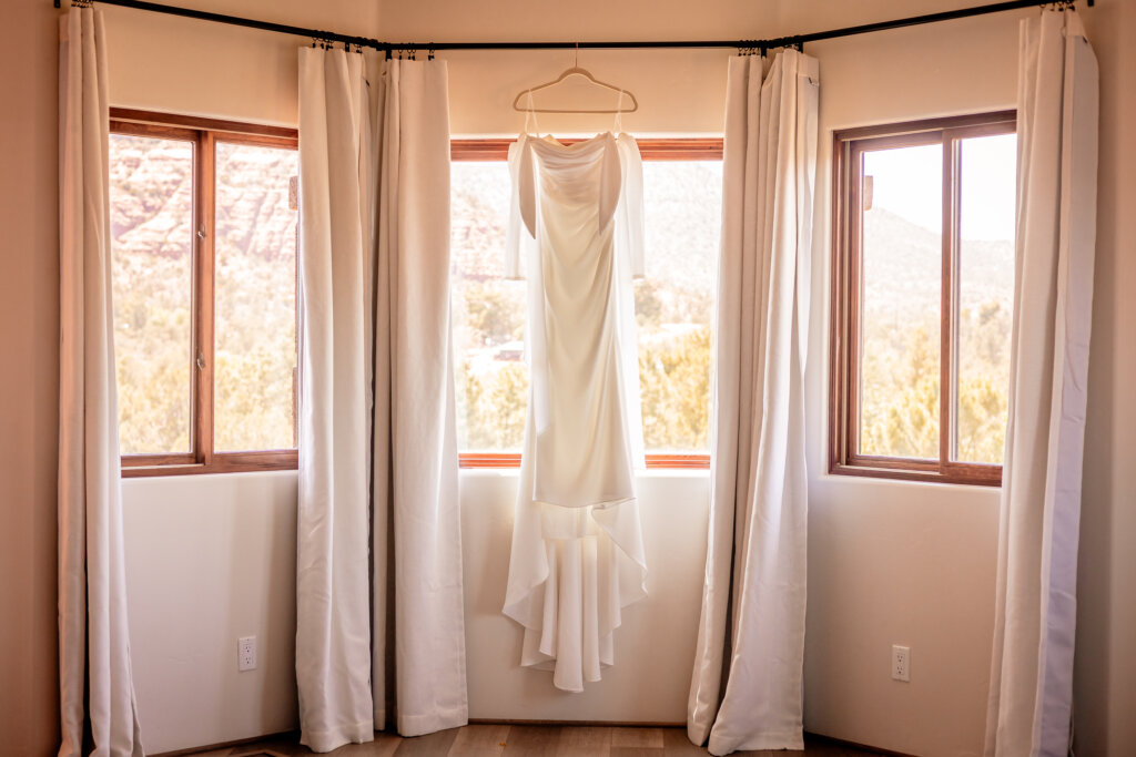 Sydney & Jordan — Sedona Wedding - wedding dress