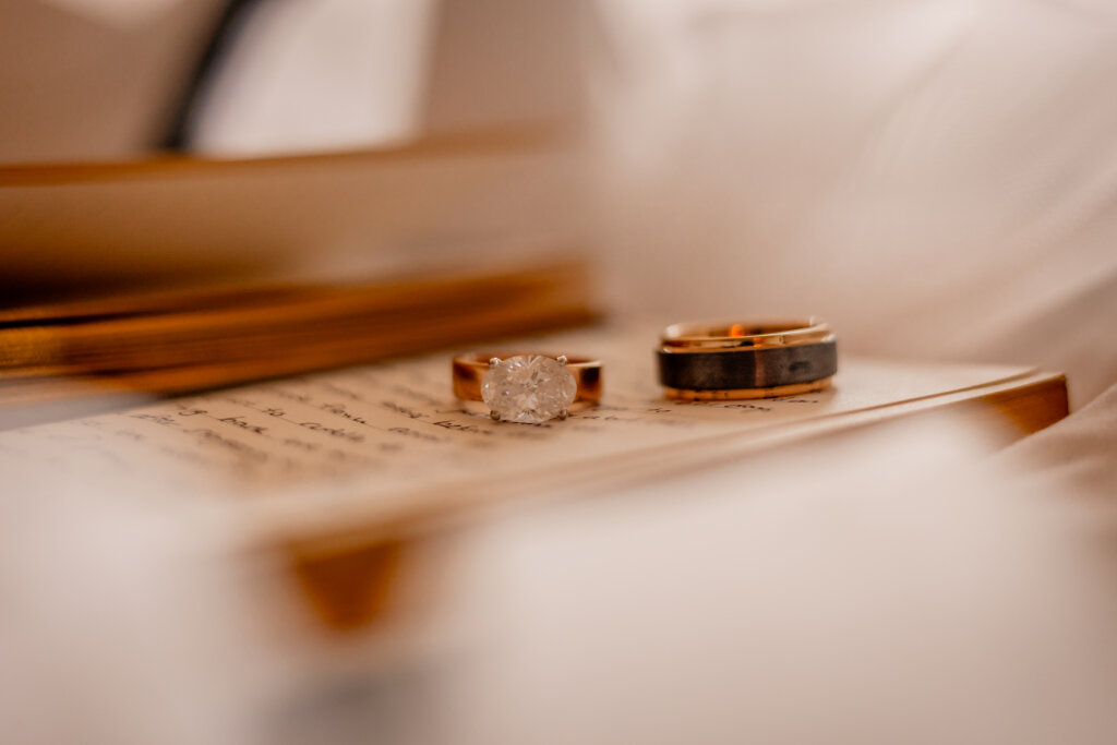Sydney & Jordan — Sedona Wedding - rings and vows