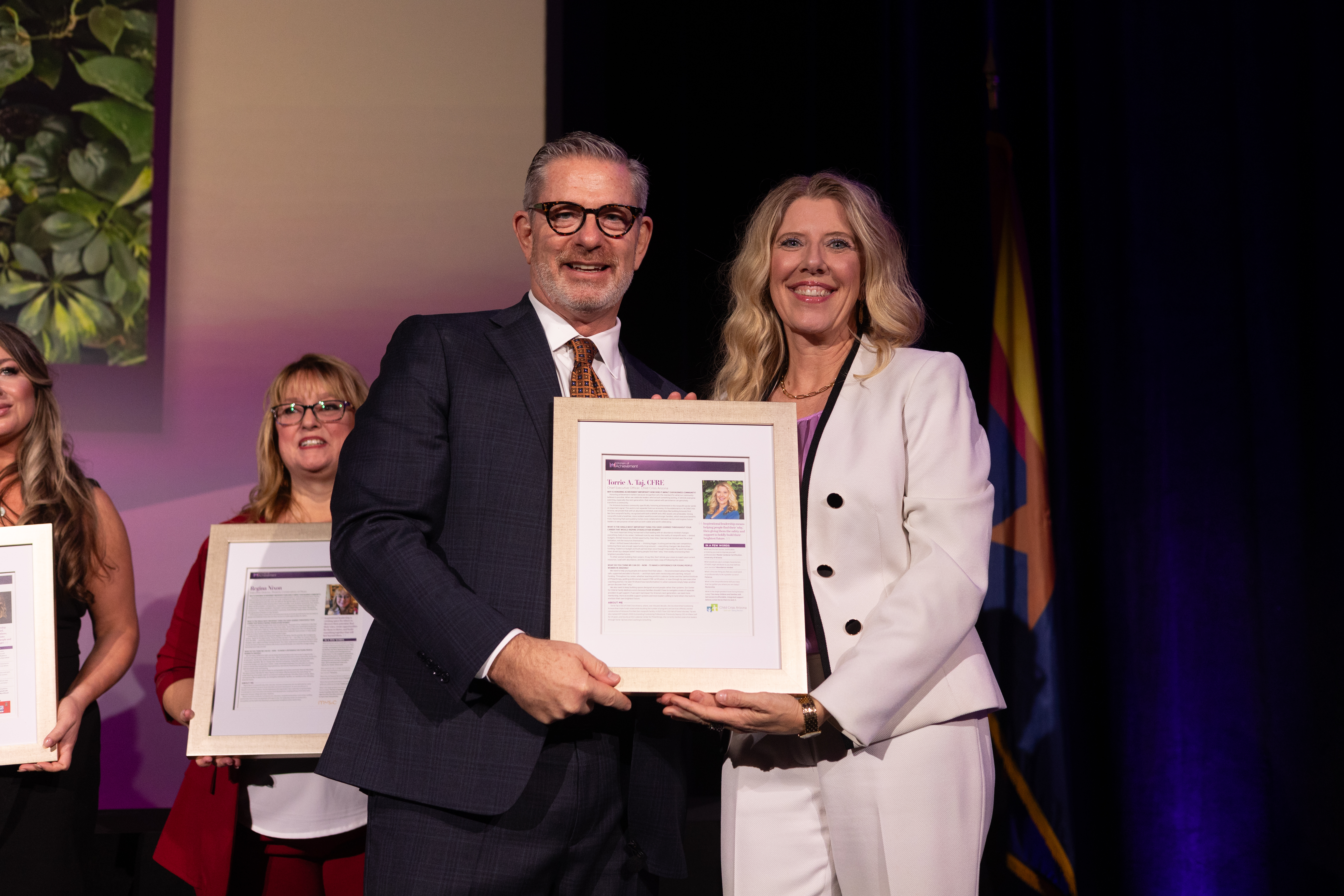 Women of Achievement award presentation at the Arizona Biltmore Resort